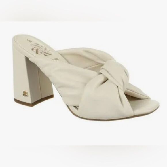 Sam & Libby off white shoes with thick heel new without tags, comfortable, - Picture 1 of 10